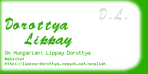 dorottya lippay business card